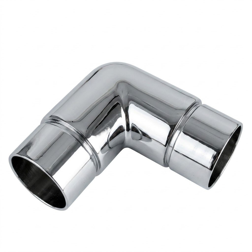 90-Degree Stainless Steel Flush Mitered Elbow Connector​