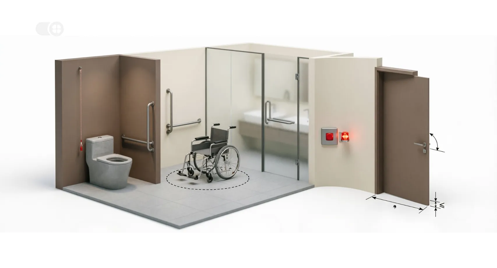 Handicap Toilet in UAE