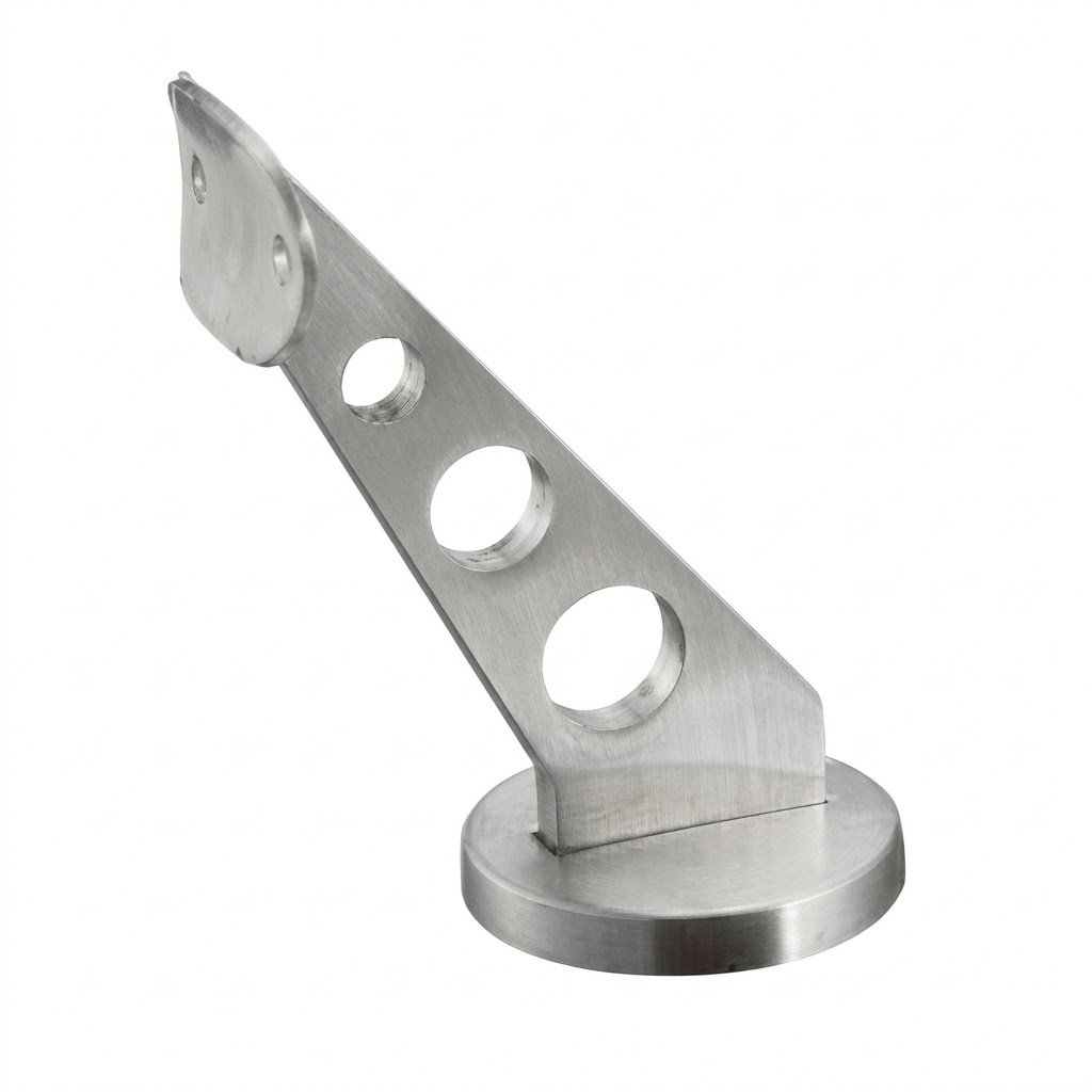 Modern Perforated Stainless Steel Handrail Support Bracket​