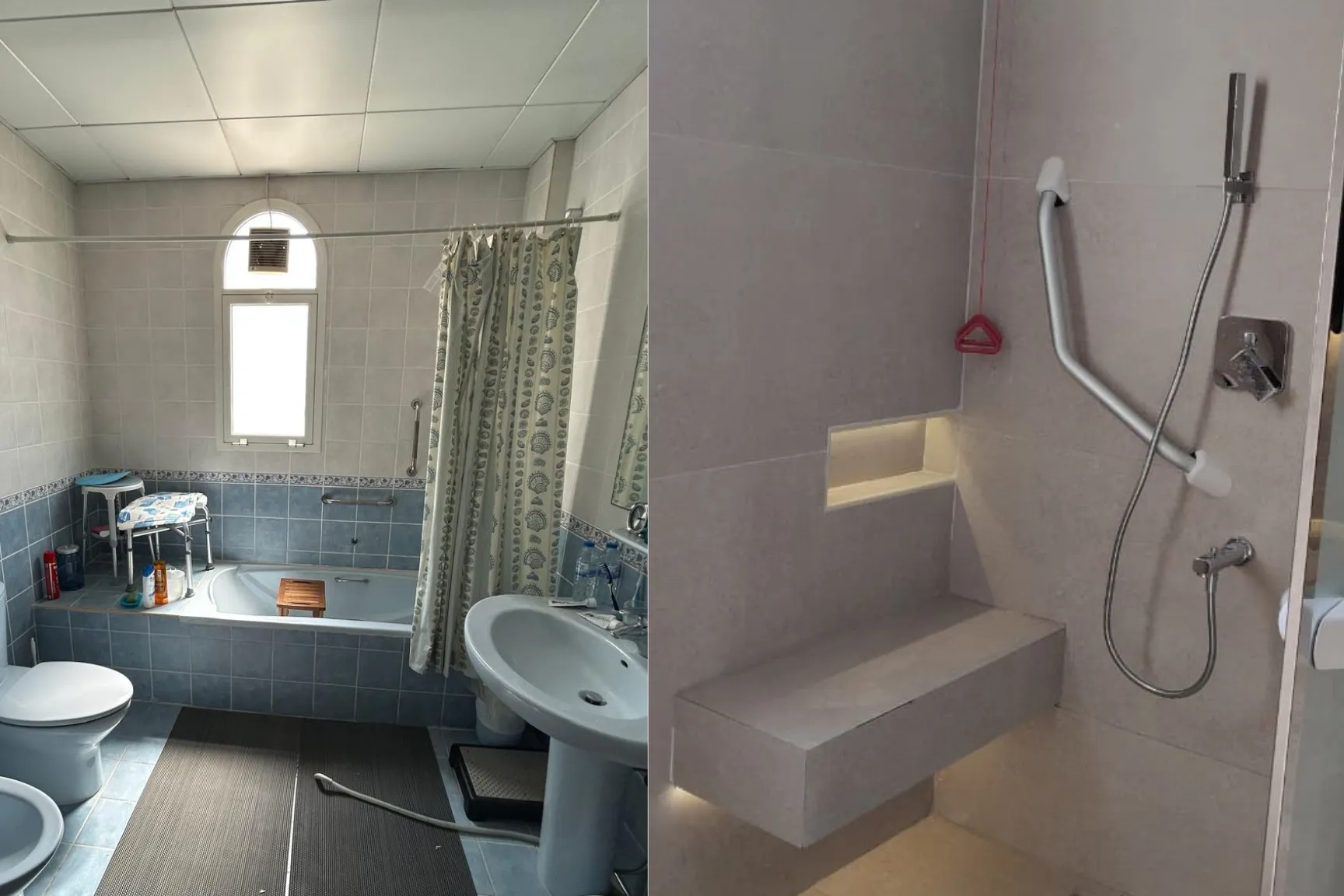 How Flex Access Upgraded a Dubai Villa Bathroom for Full Accessibility and Independent Living