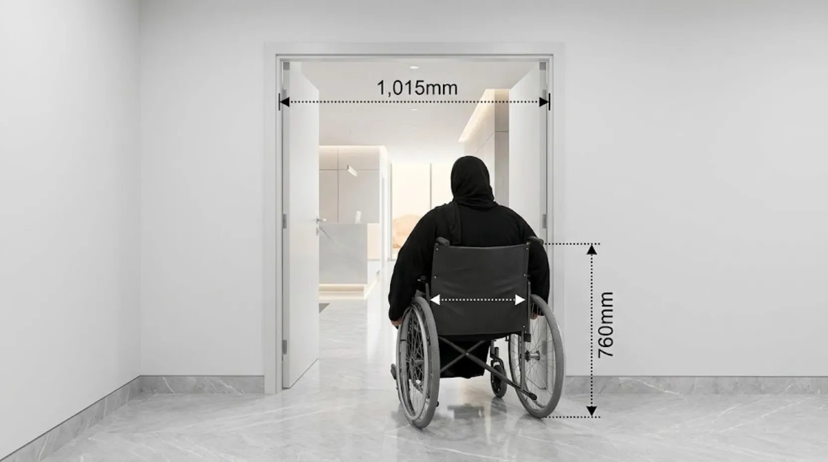 Wheelchair Door Size for Bariatric Users
