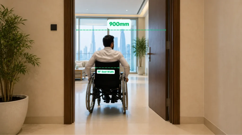 Wheelchair Door Size in UAE