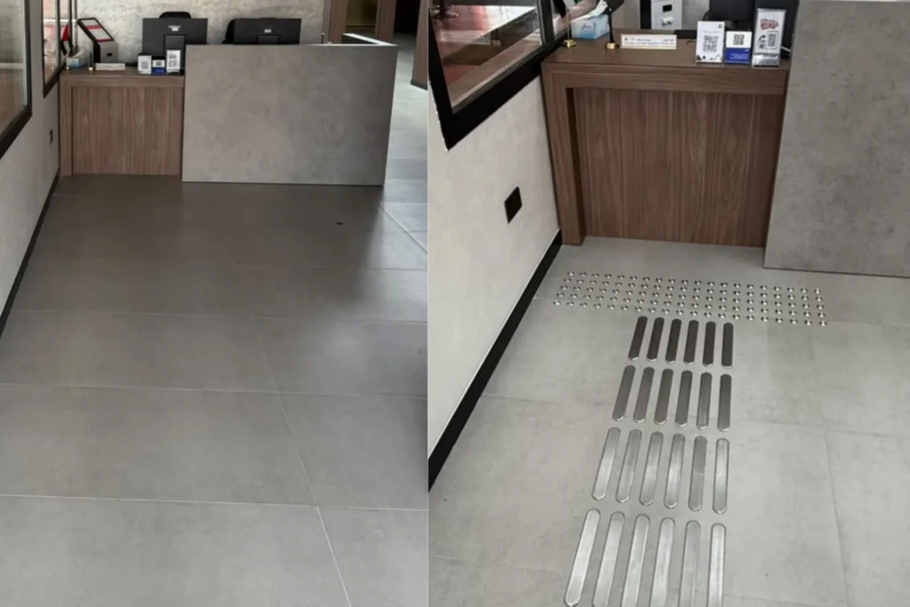 Tactile Installation at AG Cars Vehicle Testing Centre, Dubai by Flex Access - 00001